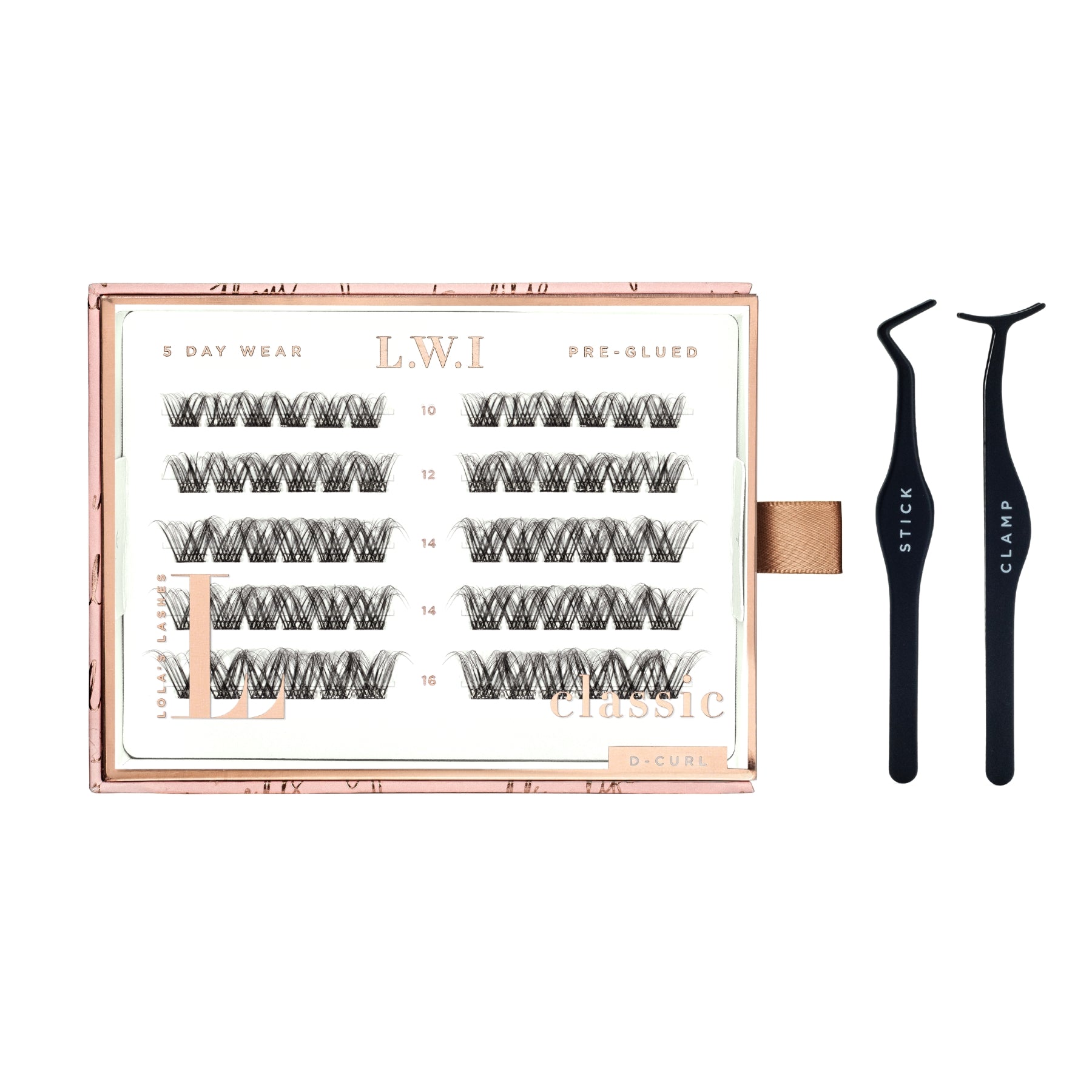 LWI Wispy Classic Pre-Glued Lashes Set