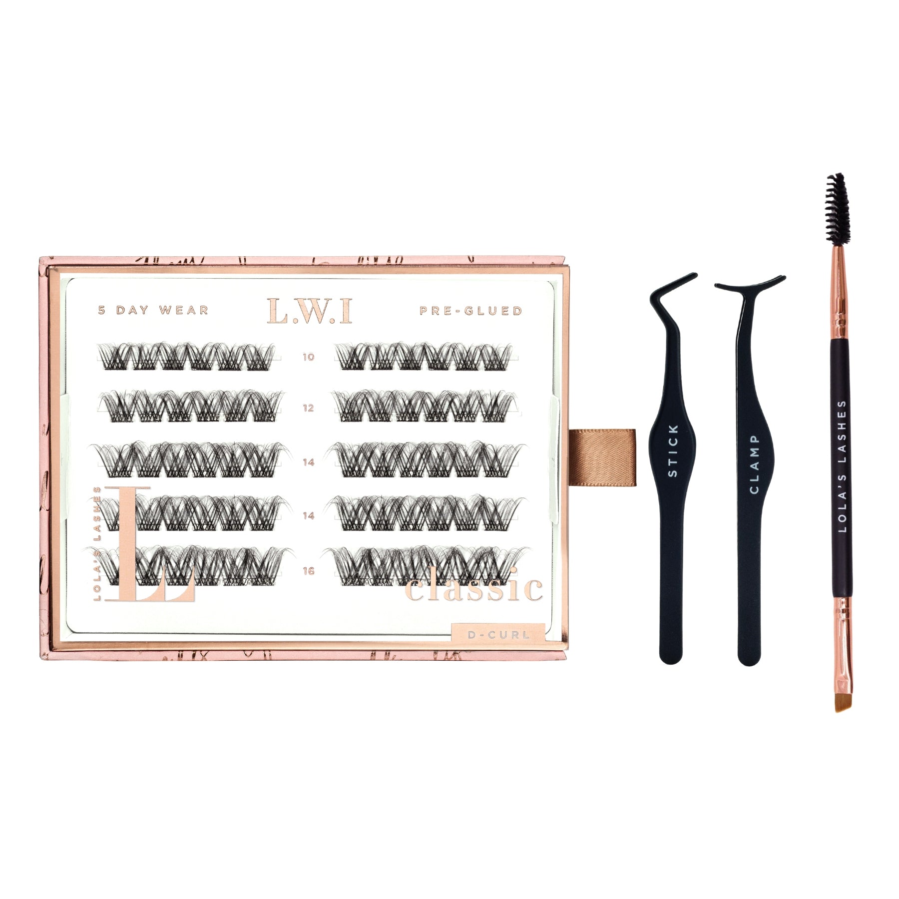 Pre-Glued Lashes Starter Bundle