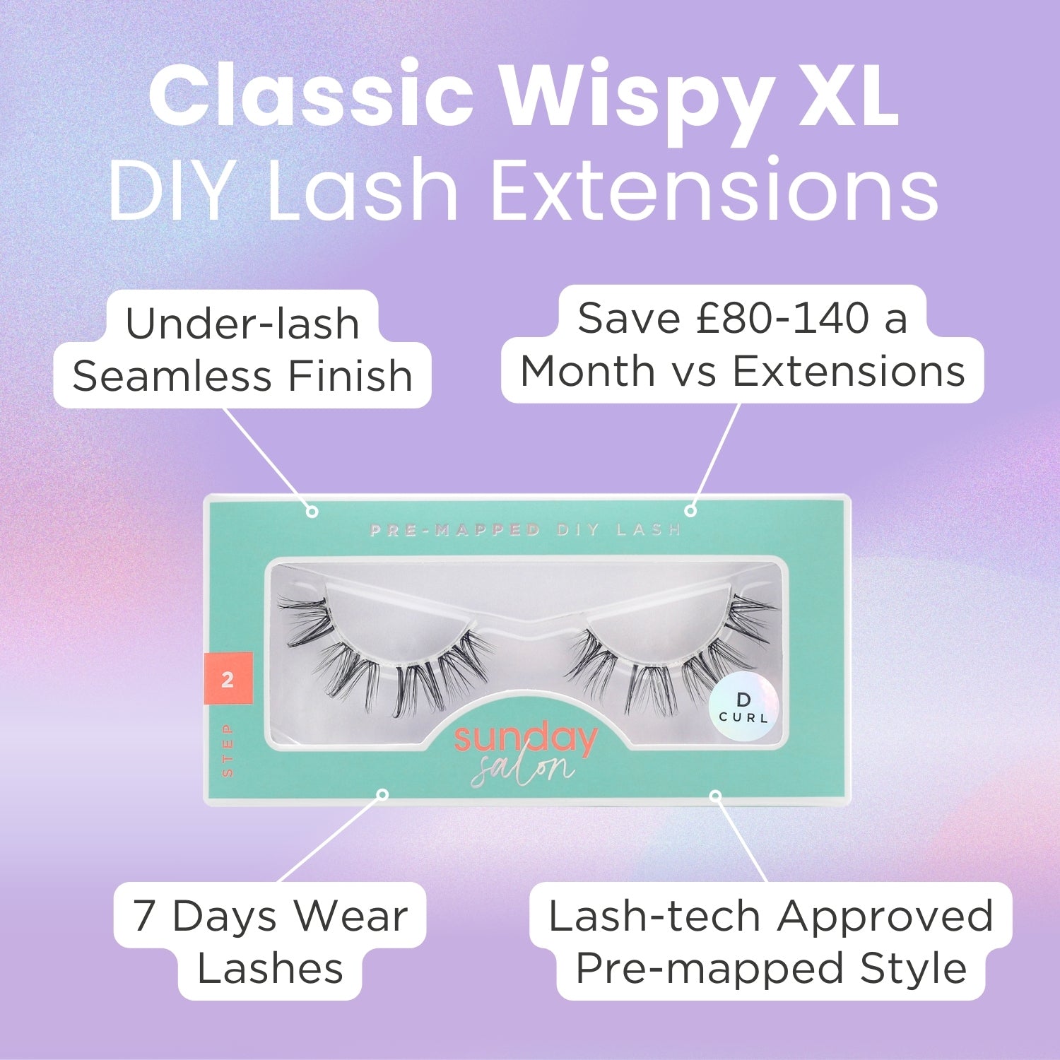 Classic Wispy XL DIY Lash Extension Kit - Lola's Lashes
