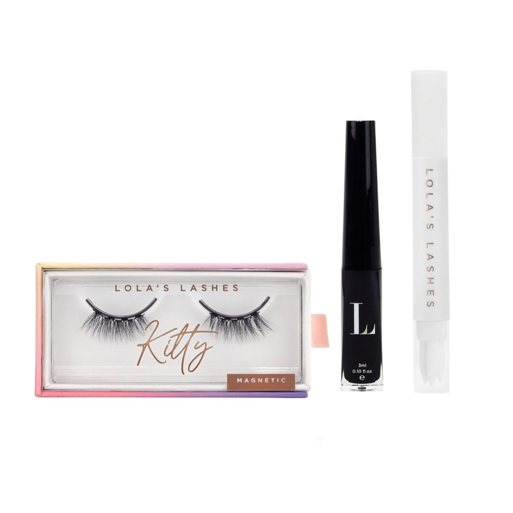 Kitty Hybrid Magnetic Lash & Liner Set - Lola's Lashes