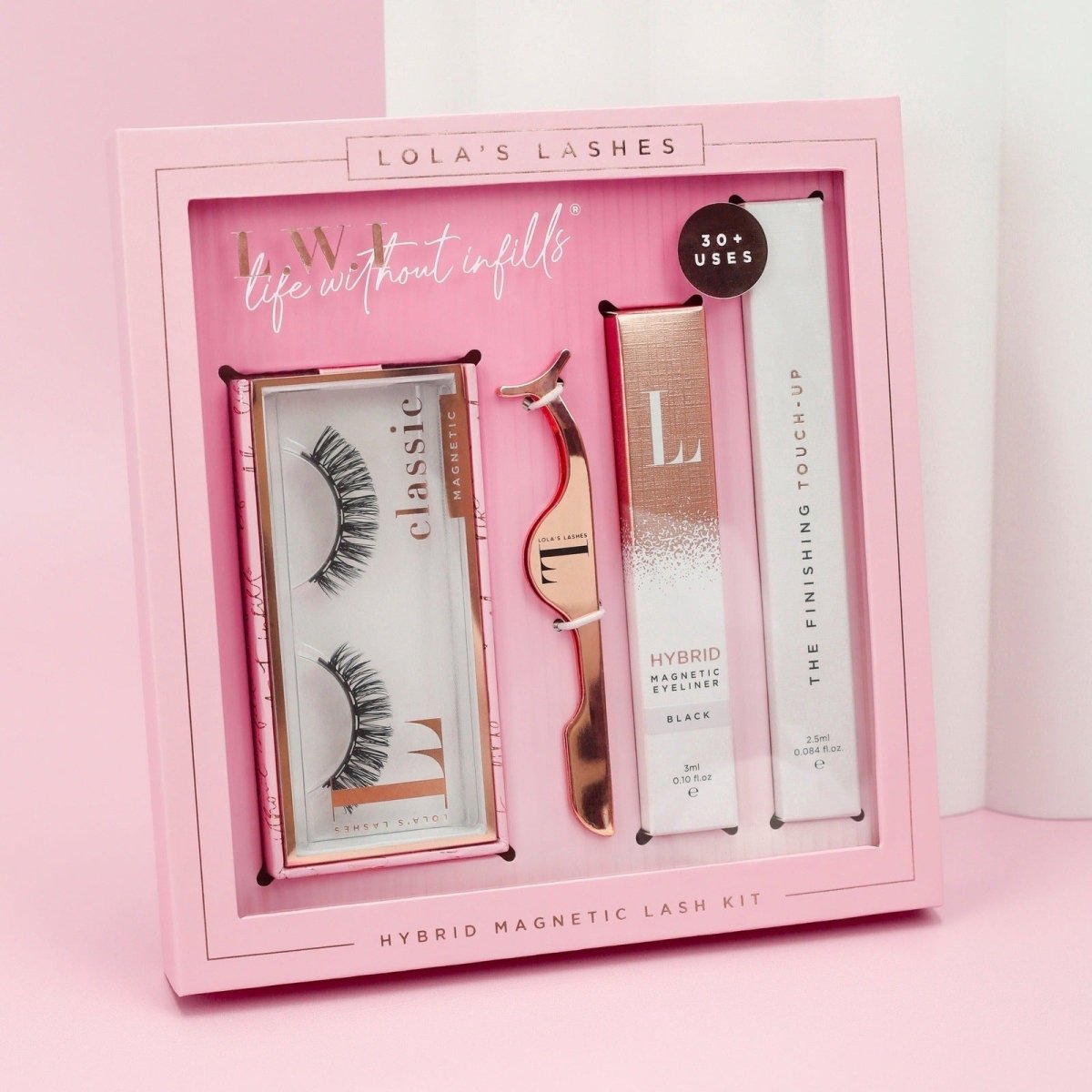 L.W.I Worth It Russian Hybrid Magnetic Lash & Liner Set - Lola's Lashes