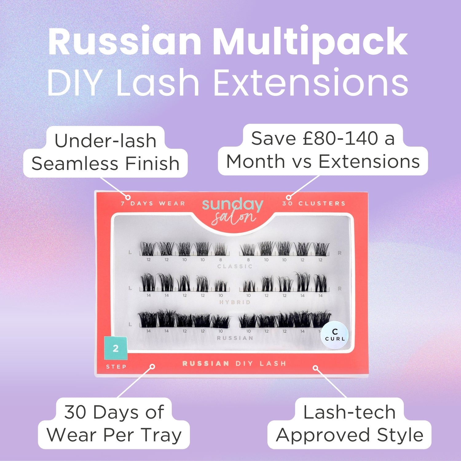 Multipack - Russian DIY Lash Extensions - Lola's Lashes