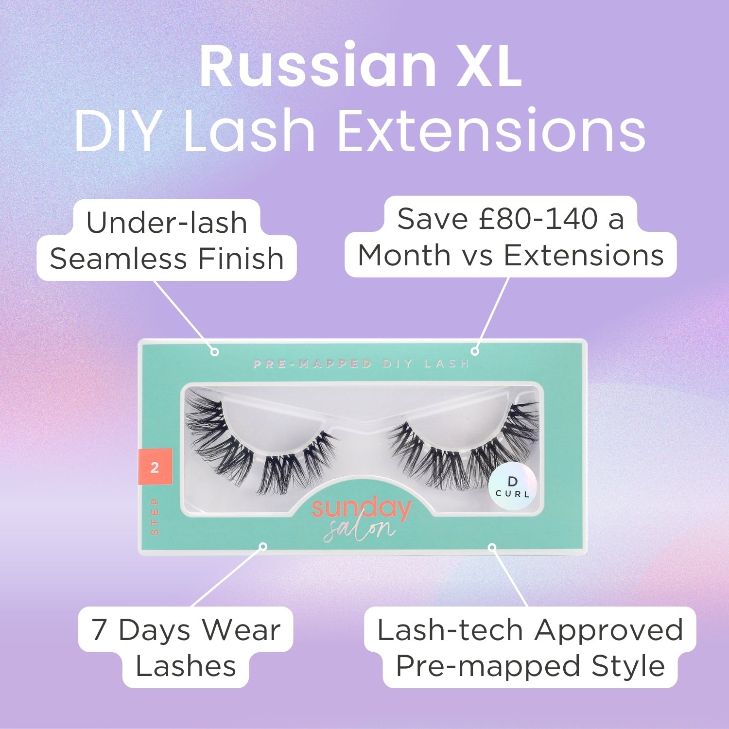 Russian XL DIY Lash Extensions - Lola's Lashes